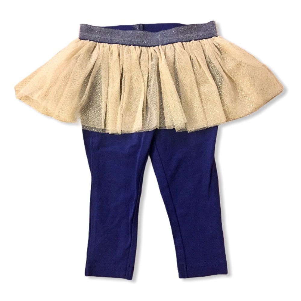 NWOT Crown And Ivy Gold Glitter Skirt And Leggings